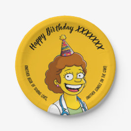 DOCTORS BIRTHDAY yellow pediatric anti-stress Pappteller