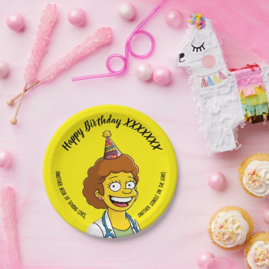 DOCTORS BIRTHDAY yellow pediatric anti-stress Pappteller (Party)