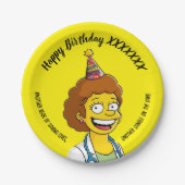 DOCTORS BIRTHDAY yellow pediatric anti-stress Pappteller (Vorderseite)