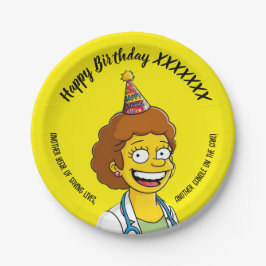 DOCTORS BIRTHDAY yellow pediatric anti-stress Pappteller