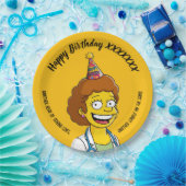 DOCTORS BIRTHDAY yellow pediatric fun girl Pappteller (Party)