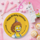 DOCTORS BIRTHDAY yellow pediatric fun girl Pappteller (Party)