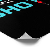 Doctors Call The Shots Funny Female Doctor T Shi  Poster (Ecke)