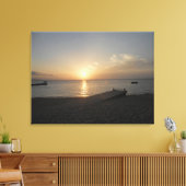 Doctor's Cave Beach, Jamaica Sunset April 2011 Leinwanddruck (Insitu (Wohnzimmer))