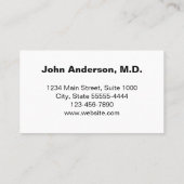 Doctor's Medical Office Your Next Appointment Card Terminkarte (Rückseite)