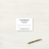 Doctor's Office Your Next Appointment Reminder Post-it Klebezettel (Auf Schreibtisch)