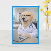 Doctor's Orders Get Well Card  COMA-1 Karte (Gelbe Blume)