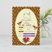 Doctor's stylish birthday einladung (Stehend Vorderseite)