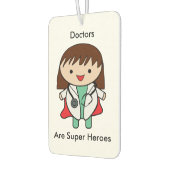 Doctors Woman Super Hero Funny Autolufterfrischer (Links)