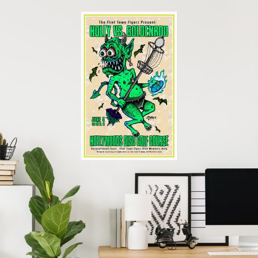 DOD - Disk Golf Poster (Heimbüro)