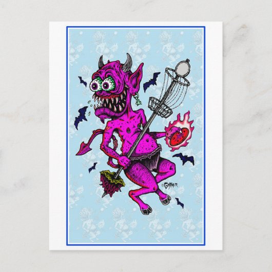 DOD - Disk Golf Postkarte (Vorderseite)