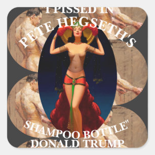 DOD DOJ EPA Nachtclub Restaurant Bar Pub Party Quadratischer Aufkleber
