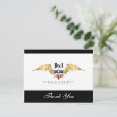 DOD-Flügel (je nach Zoll) Dankeskarte (Stehend Vorderseite)