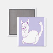 Doddle Cat Magnet (Vorderseite/Rückseite)