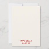 Doddle Champagner Cake Quirky Geburtstagsparty Einladung (Rückseite)