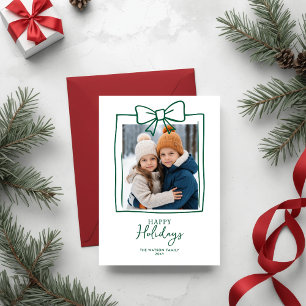 Doddle handgezeichnete Schleife Weihnachten Foto