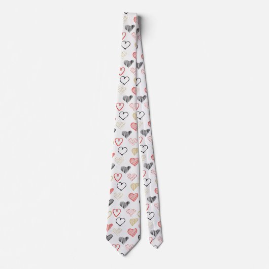 Doddle Hearts Neck Tie Krawatte (Vorderseite)