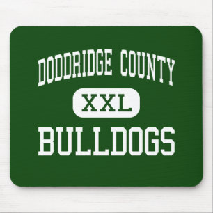 Doddridge County - Bulldoggen - hoch - Mousepad