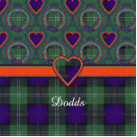 Dodds Clan karierter schottischer Kilt Tartan<br><div class="desc">Ein reizender Entwurf basiert auf dem wirklichen schottischen Tartan</div>