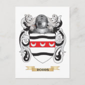 Dodds Coat of Waffen Postkarte (Vorderseite)