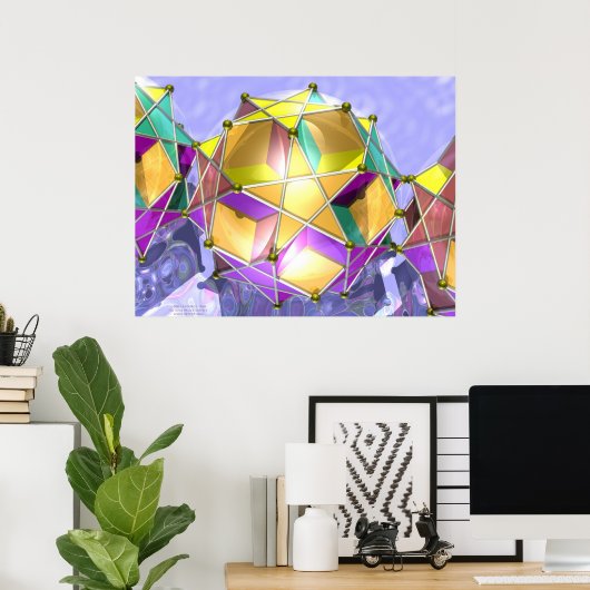 Dodecadodeca Trio von Bruce Rawles Poster (Heimbüro)