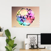 Dodecahedral-Blase Poster (Heimbüro)