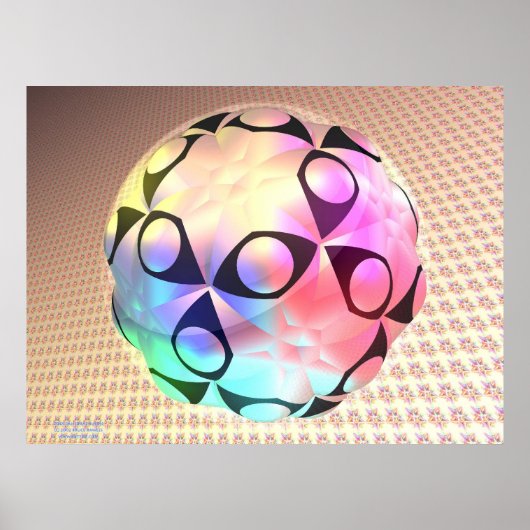 Dodecahedral-Blase Poster (Vorne)