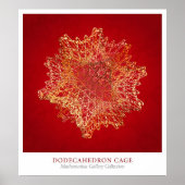Dodecahedron Cage Poster (Vorne)