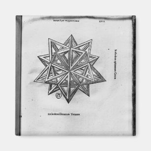 Dodecahedron, von 'De Divina Proportione' Magnet
