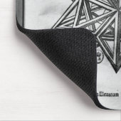 Dodecahedron, von 'De Divina Proportione' Mousepad (Ecke)