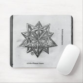 Dodecahedron, von 'De Divina Proportione' Mousepad (Mit Mouse)