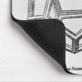 Dodecahedron, von 'De Divina Proportione' Mousepad (Ecke)