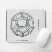 Dodecahedron, von 'De Divina Proportione' Mousepad (Mit Mouse)