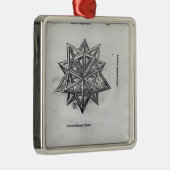 Dodecahedron, von 'De Divina Proportione' Ornament Aus Metall (Rechts)