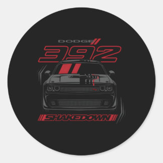 Dodge Challenger 392 Shakedown Letzter Anruf Runder Aufkleber