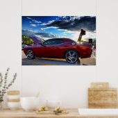 Dodge Challenger Druck Poster (Küche)