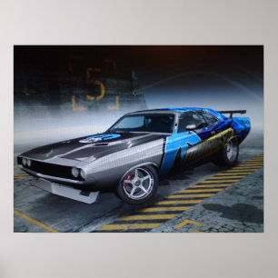 Dodge Challenger Druck Poster
