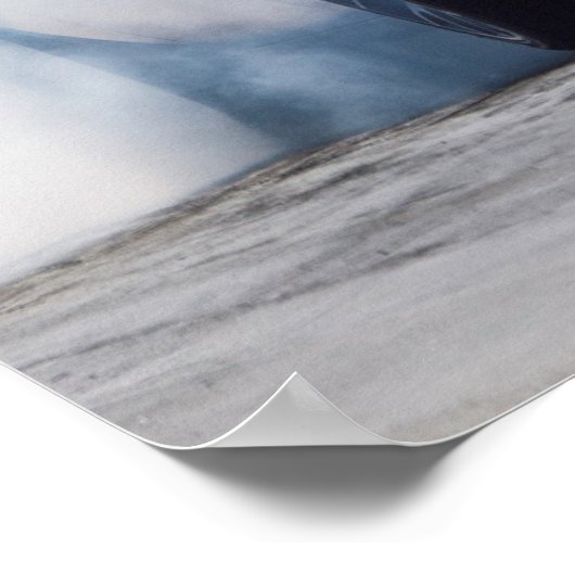 Dodge Challenger Hellcat Poster (Ecke)