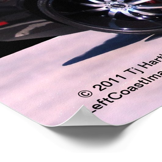 DODGE CHALLENGER HEMI POSTER (Ecke)