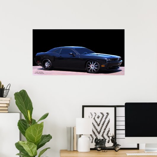 DODGE CHALLENGER HEMI POSTER (Heimbüro)