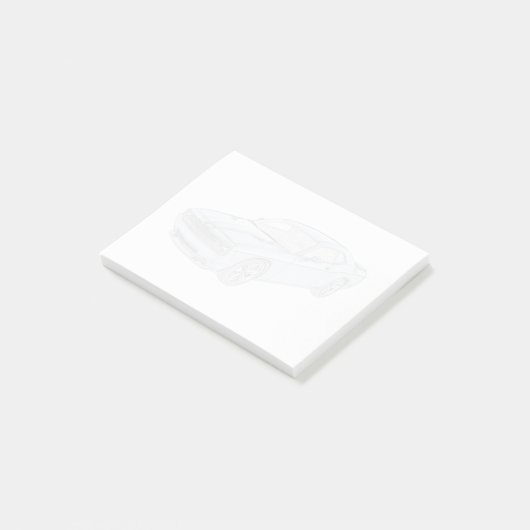 Dodge Challenger Mopar Muscle Car V8 Post-it Klebezettel (angewinkelt)