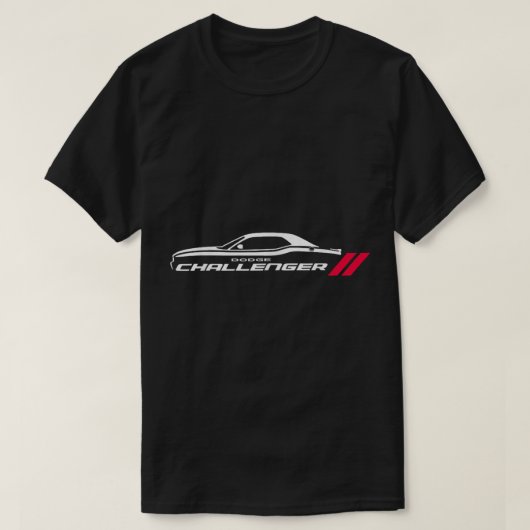 Dodge Challenger Muscle Car American Flag 4. Juli T-Shirt (Design vorne)