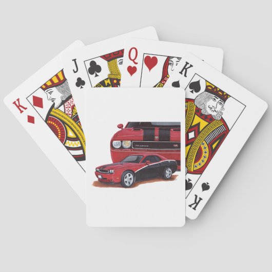 Dodge Challenger Poker Cards Spielkarten (Rückseite)