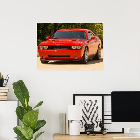 Dodge Challenger Poster (Heimbüro)