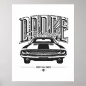 Dodge Challenger | Poster (Vorne)