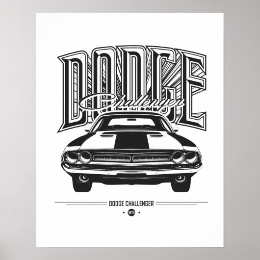 Dodge Challenger | Poster (Vorne)