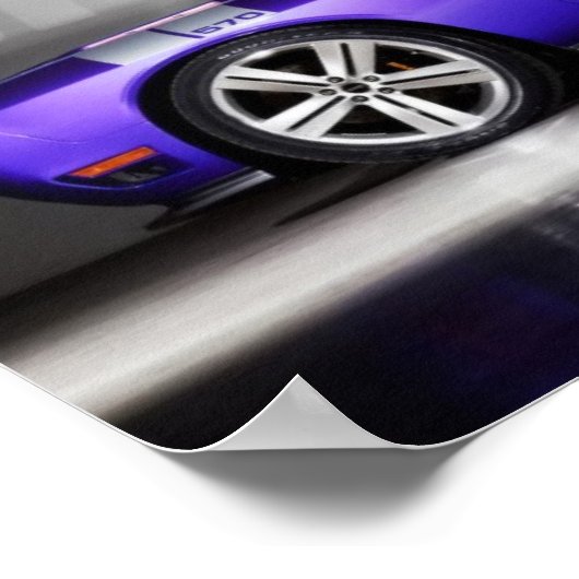 Dodge_Challenger Poster (Ecke)