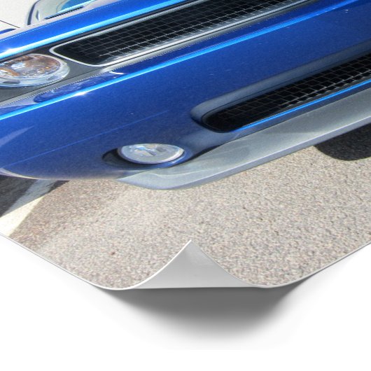 Dodge Challenger Poster (Ecke)