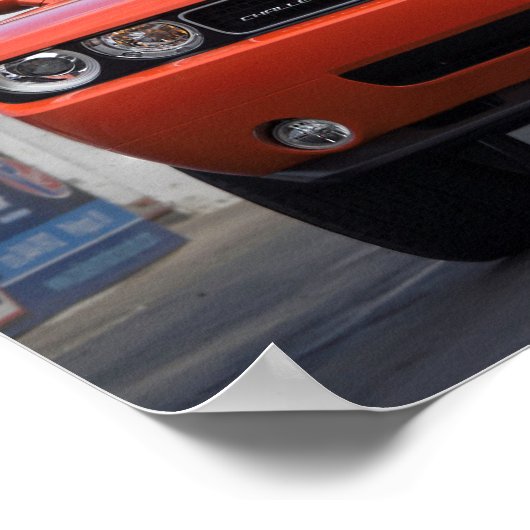 Dodge Challenger Poster (Ecke)