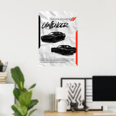 Dodge Challenger Poster (Heimbüro)
